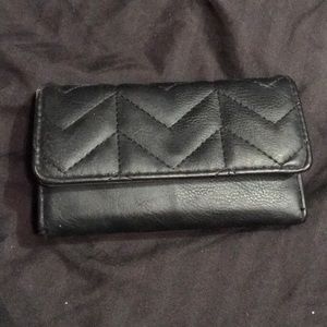 Black Chevron Wallet